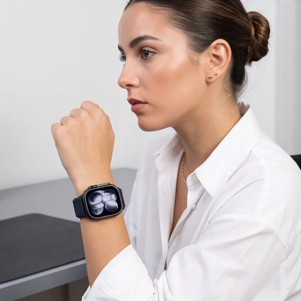 Pasek Tech-Protect NylonLoop na Apple Watch 44 / 45 / 46 / 49 mm - granatowy_6