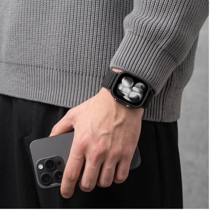 Pasek Tech-Protect NylonLoop na Apple Watch 44 / 45 / 46 / 49 mm - czarny_5