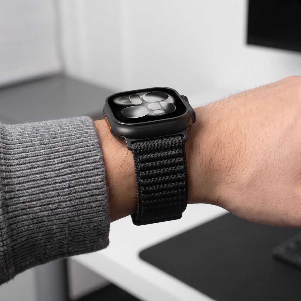Pasek Tech-Protect NylonLoop na Apple Watch 44 / 45 / 46 / 49 mm - czarny_6