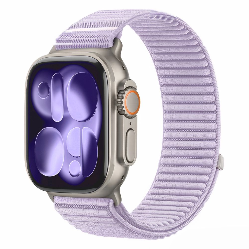 Pasek Tech-Protect NylonLoop na Apple Watch 44 / 45 / 46 / 49 mm - fioletowy_0