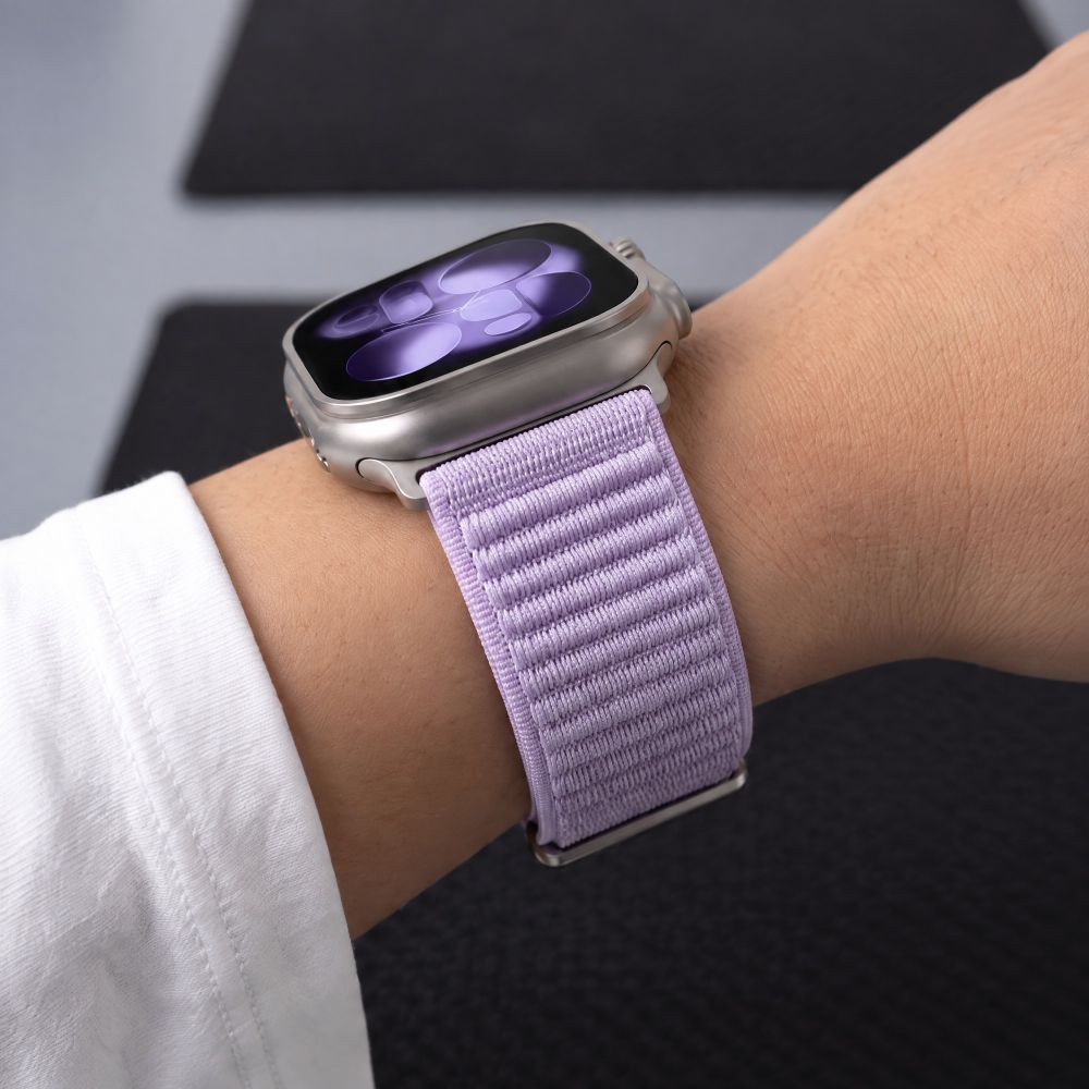 Pasek Tech-Protect NylonLoop na Apple Watch 44 / 45 / 46 / 49 mm - fioletowy_6