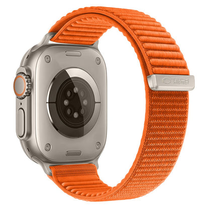 Pasek Tech-Protect NylonLoop na Apple Watch 44 / 45 / 46 / 49 mm - pomarańczowy_1