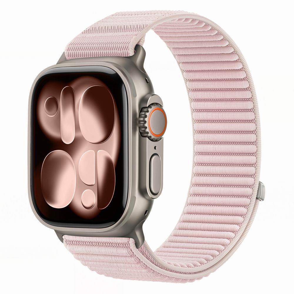 Pasek Tech-Protect NylonLoop na Apple Watch 44 / 45 / 46 / 49 mm - różowy_0