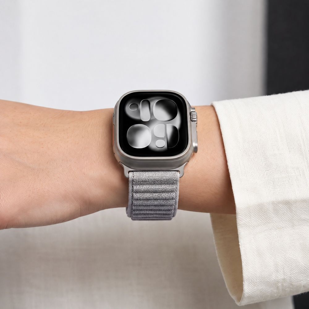 Pasek Tech-Protect NylonLoop na Apple Watch 44 / 45 / 46 / 49 mm - szary_5