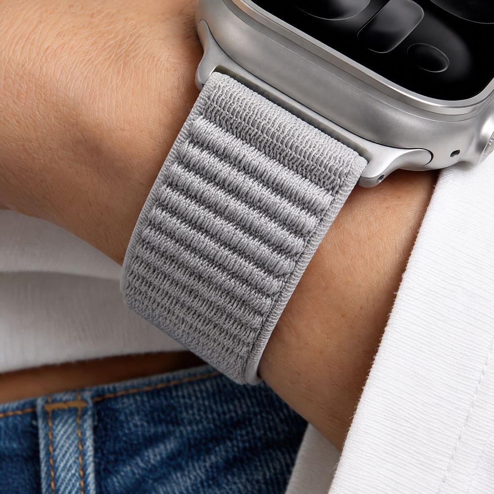 Pasek Tech-Protect NylonLoop na Apple Watch 44 / 45 / 46 / 49 mm - szary_6