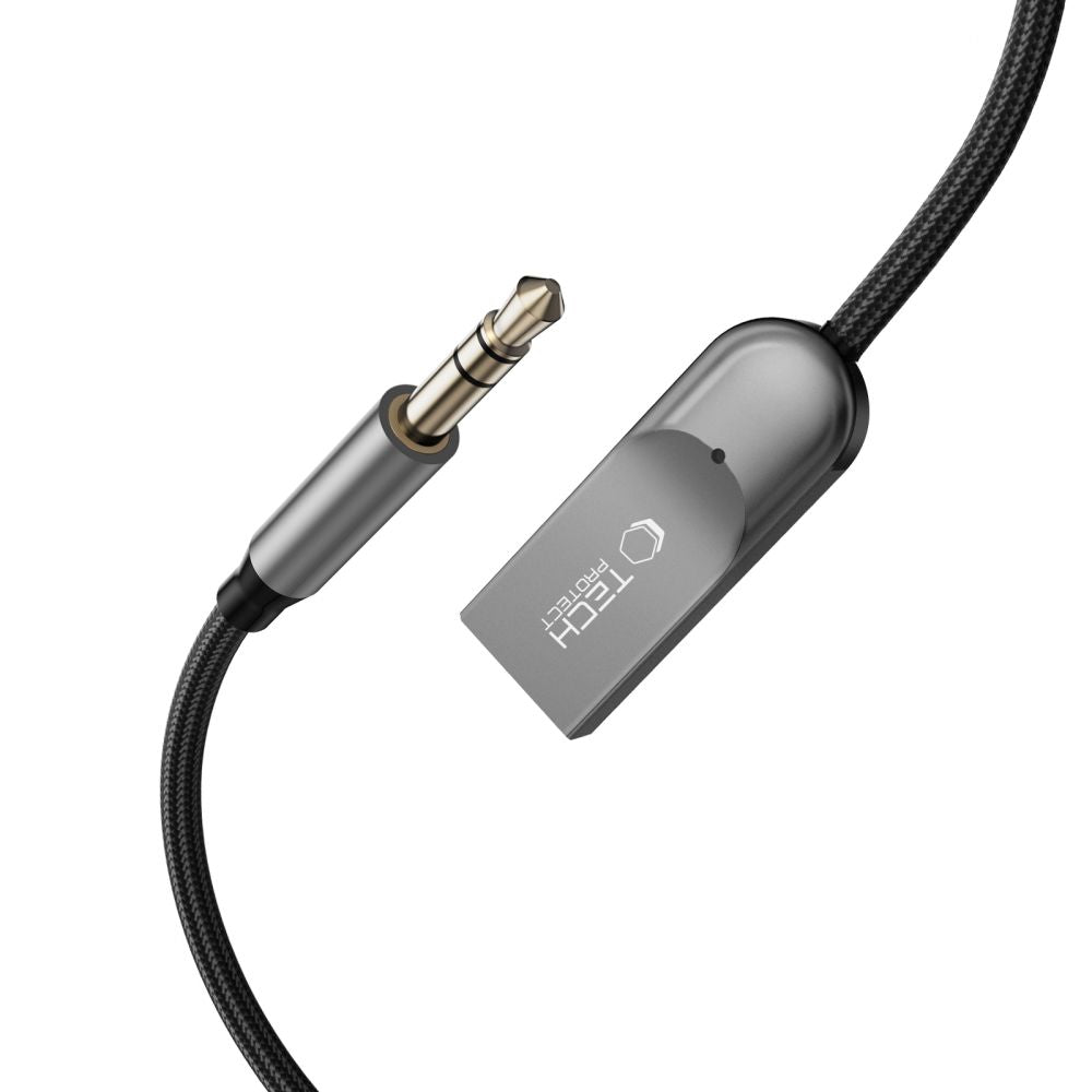Adapter Bluetooth 6.0 Tech-Protect Ultraboost AU04 AUX - szary_4