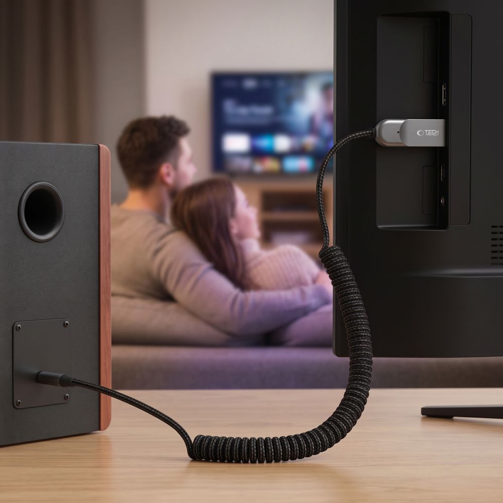 Adapter Bluetooth 6.0 Tech-Protect Ultraboost AU04 AUX - szary_5