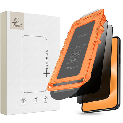 Szkło hartowane Tech-Protect Quick Set Spy+ 2-Pack prywatyzujące na Samsung Galaxy A18 4G / 5G_0