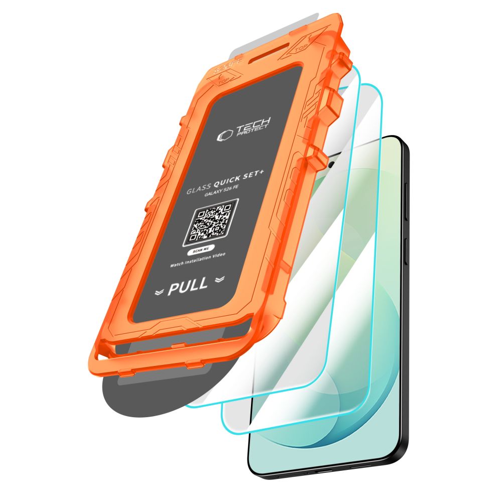 Szkło hartowane Tech-Protect Quick Set+ 2-Pack na Samsung Galaxy S26 FE_1