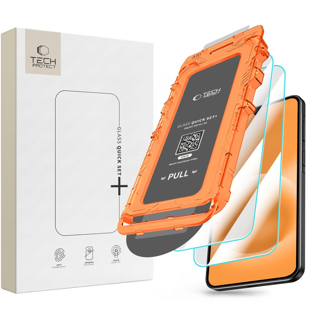 Szkło hartowane Tech-Protect Quick Set+ 2-Pack na Samsung Galaxy A18 4G / 5G_0