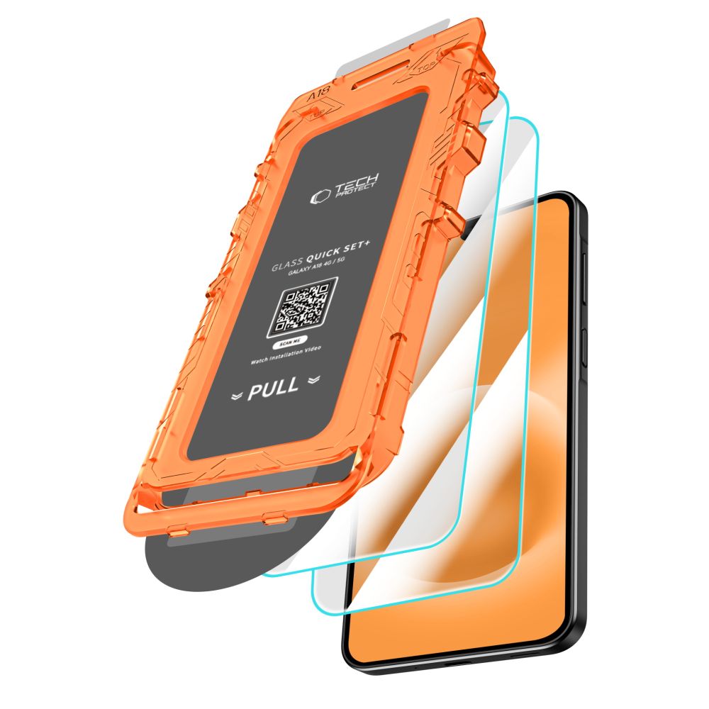 Szkło hartowane Tech-Protect Quick Set+ 2-Pack na Samsung Galaxy A18 4G / 5G_1