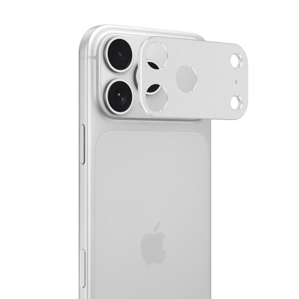 Osłona na wyspę aparatu Tech-Protect Camalloy Fit+ na iPhone 18 Pro Max - srebrna_1