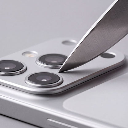 Osłona na wyspę aparatu Tech-Protect Camalloy Fit+ na iPhone 18 Pro Max - srebrna_4