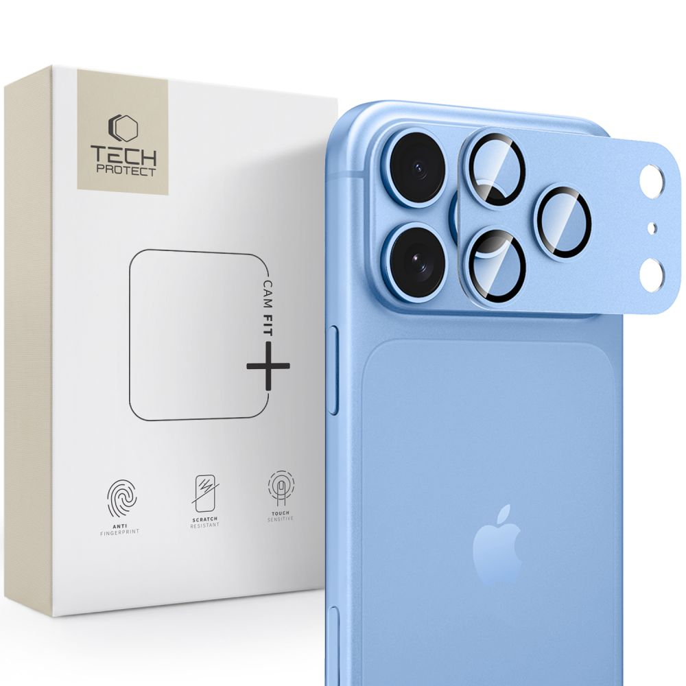 Szkło hartowane na wyspę aparatu Tech-Protect Camfull Fit+ na iPhone 18 Pro Max - jasnoniebieskie_0