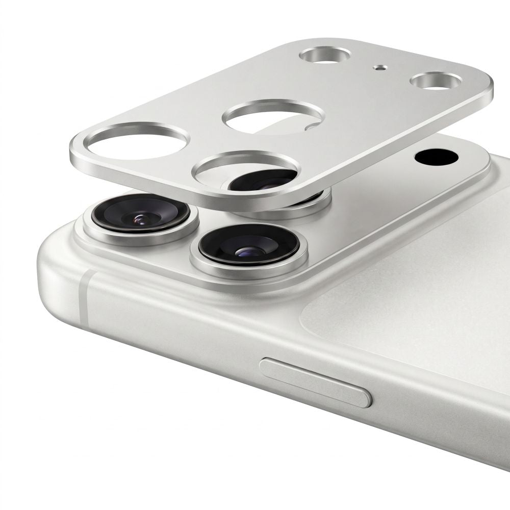 Osłona na wyspę aparatu Tech-Protect Camalloy Fit+ na iPhone 18 Pro - srebrna_2