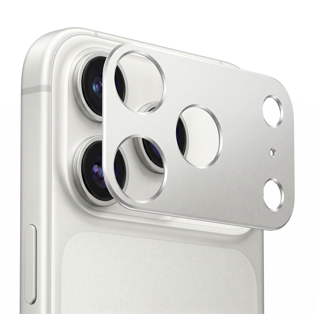 Osłona na wyspę aparatu Tech-Protect Camalloy Fit+ na iPhone 18 Pro - srebrna_3
