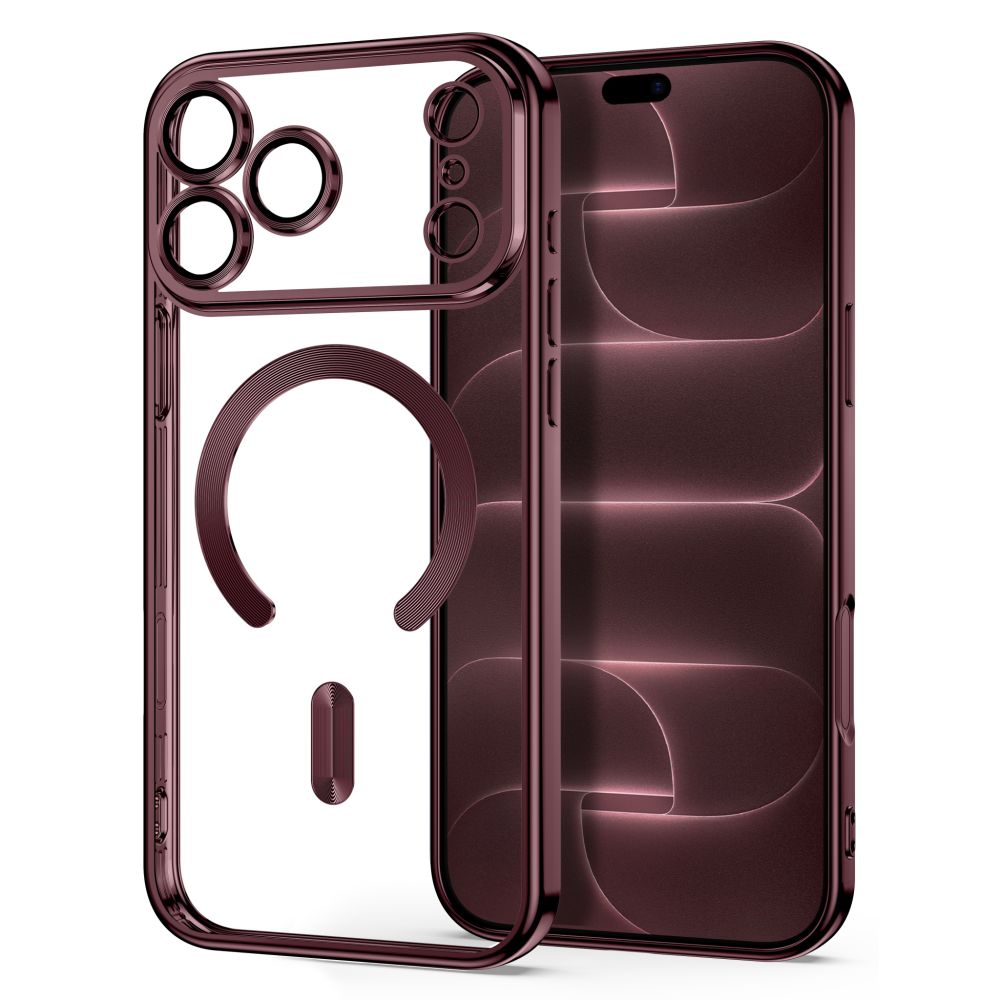 Etui Tech-Protect MagFlex na iPhone 18 Pro / 17 Pro - burgundowe_1