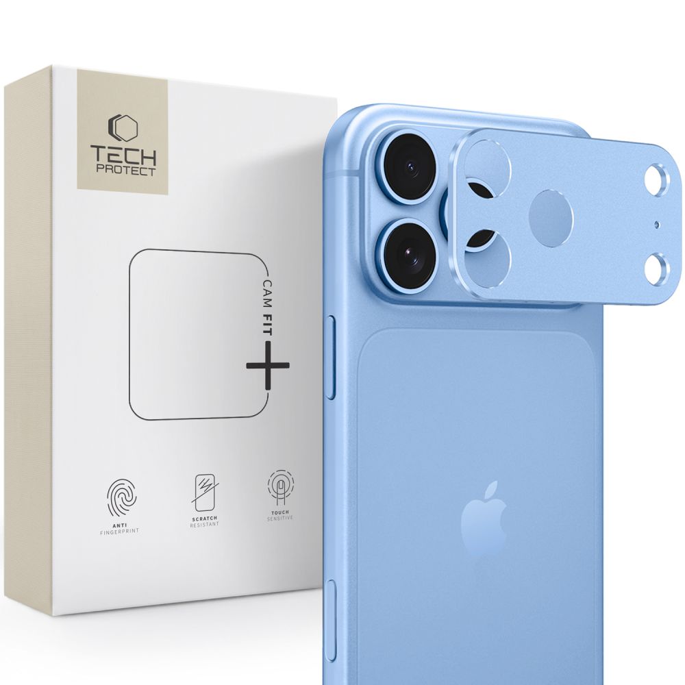 Osłona na wyspę aparatu Tech-Protect Camalloy Fit+ na iPhone 18 Pro - jasnoniebieska_0