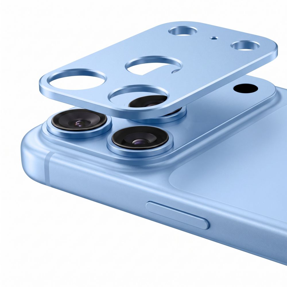 Osłona na wyspę aparatu Tech-Protect Camalloy Fit+ na iPhone 18 Pro Max - jasnoniebieska_2
