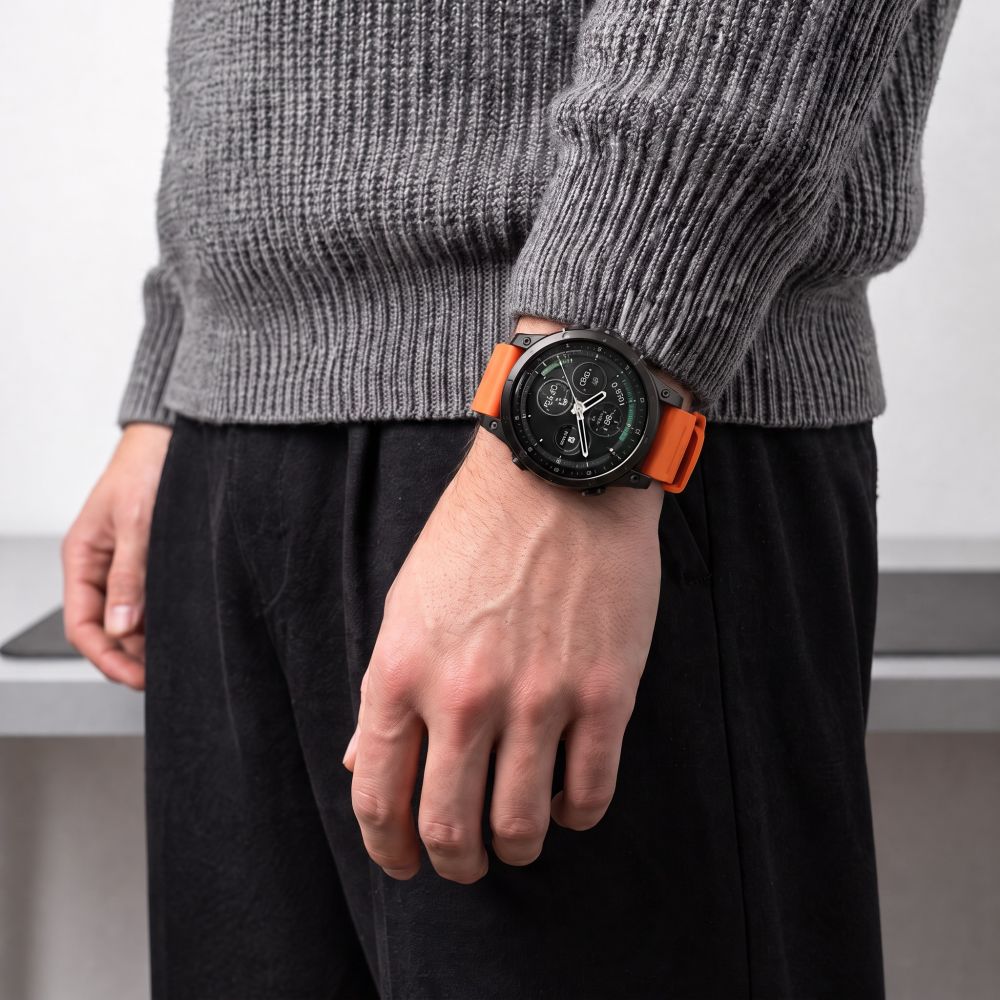 Pasek Tech-Protect Motion na Garmin Fenix 5X / 5X Plus / 6X / 6X Pro / 7X / 8 / 8 Pro / 9 / 9 Pro (47 mm) - pomarańczowy_9