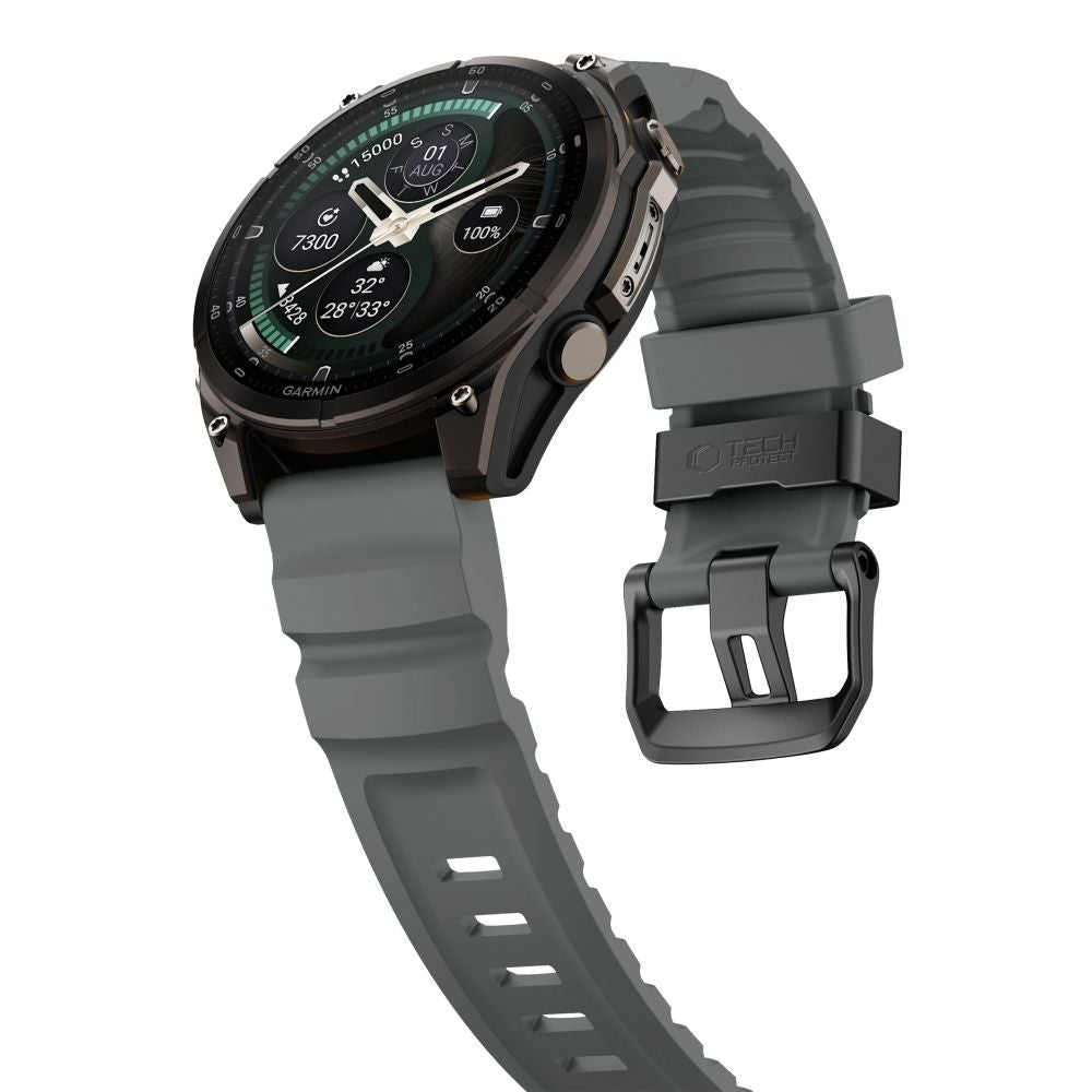 Pasek Tech-Protect Motion na Garmin Fenix 5X / 5X Plus / 6X / 6X Pro / 7X / 8 / 8 Pro / 9 / 9 Pro (47 mm) - szary_2