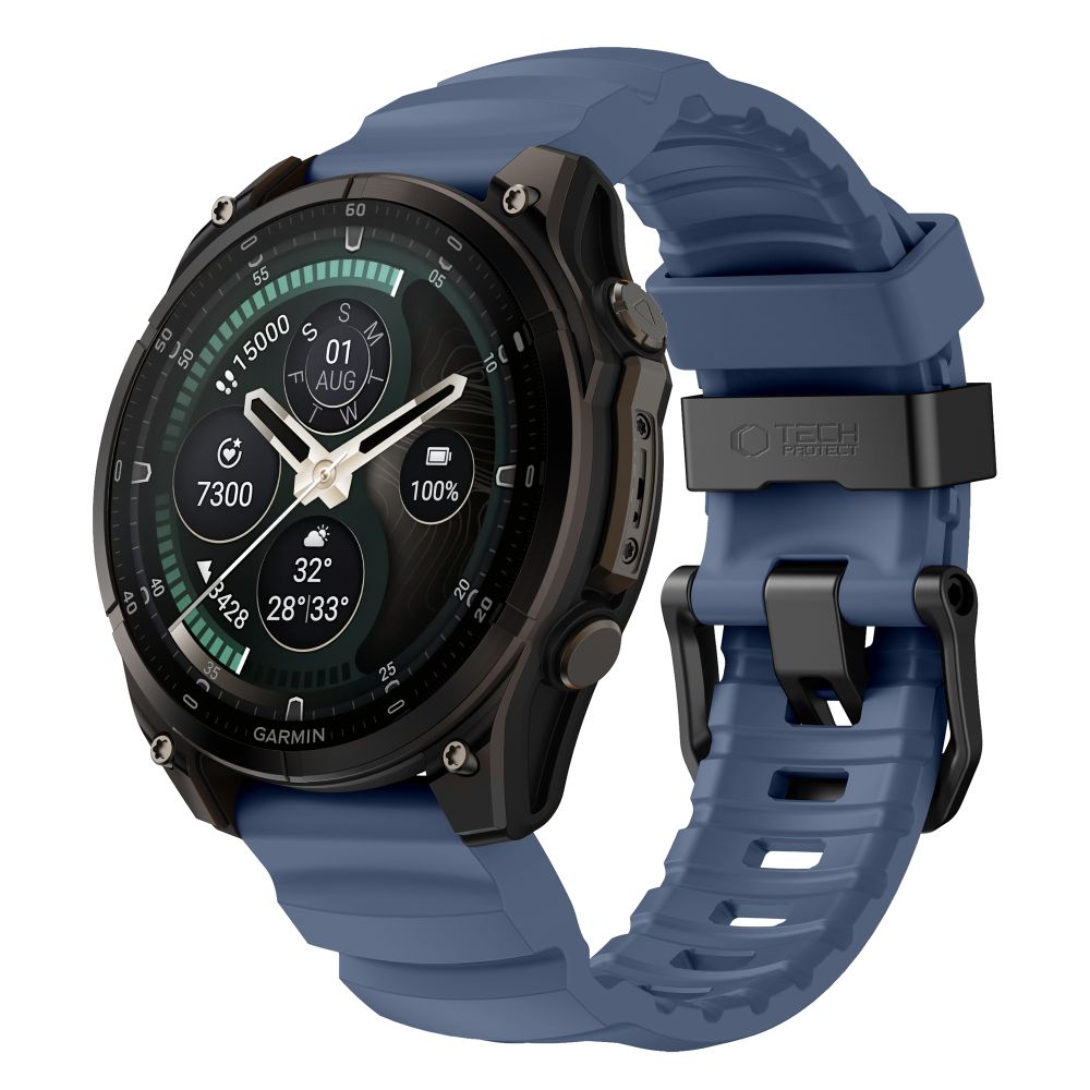 Pasek Tech-Protect Motion na Garmin Fenix 5X / 5X Plus / 6X / 6X Pro / 7X / 8 / 8 Pro / 9 / 9 Pro (47 mm) - niebieski_0