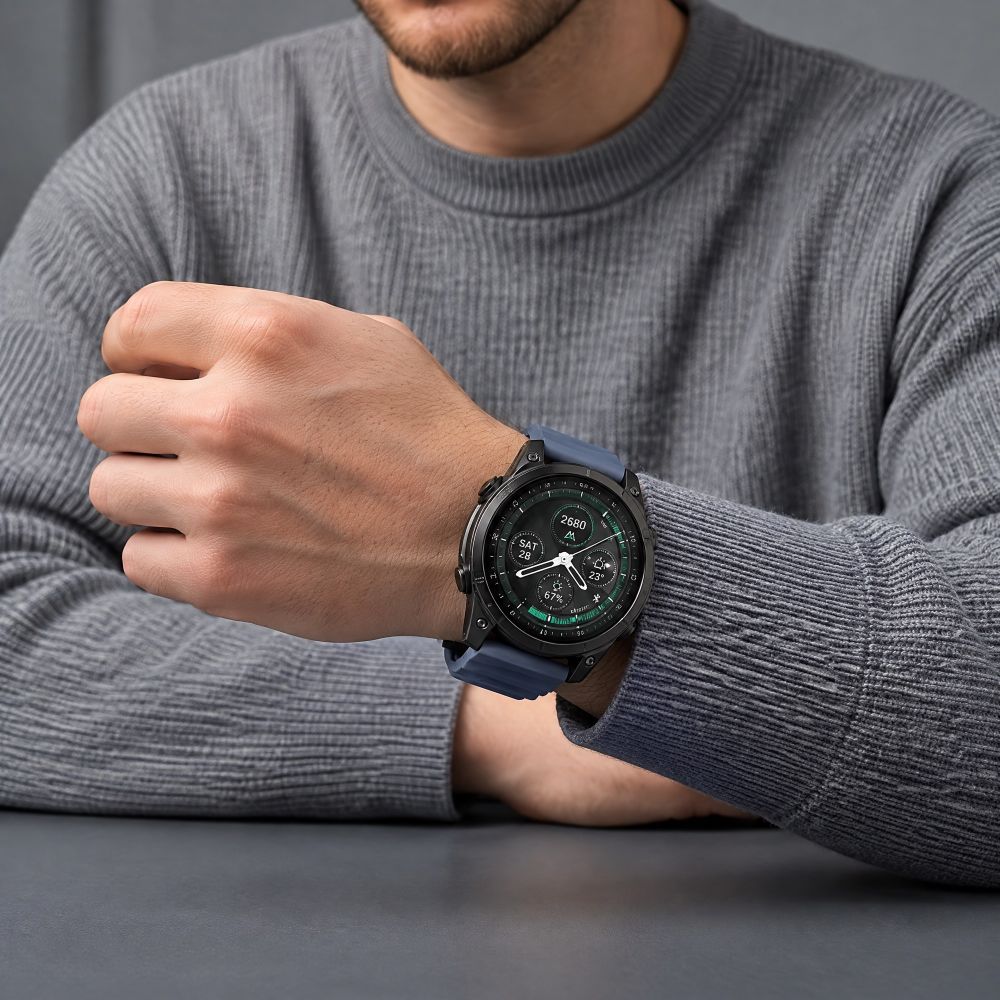 Pasek Tech-Protect Motion na Garmin Fenix 5X / 5X Plus / 6X / 6X Pro / 7X / 8 / 8 Pro / 9 / 9 Pro (47 mm) - niebieski_7