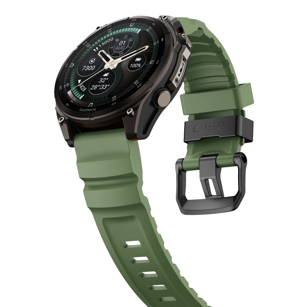 Pasek Tech-Protect Motion na Garmin Fenix 5X / 5X Plus / 6X / 6X Pro / 7X / 8 / 8 Pro / 9 / 9 Pro (47 mm) - zielony_2