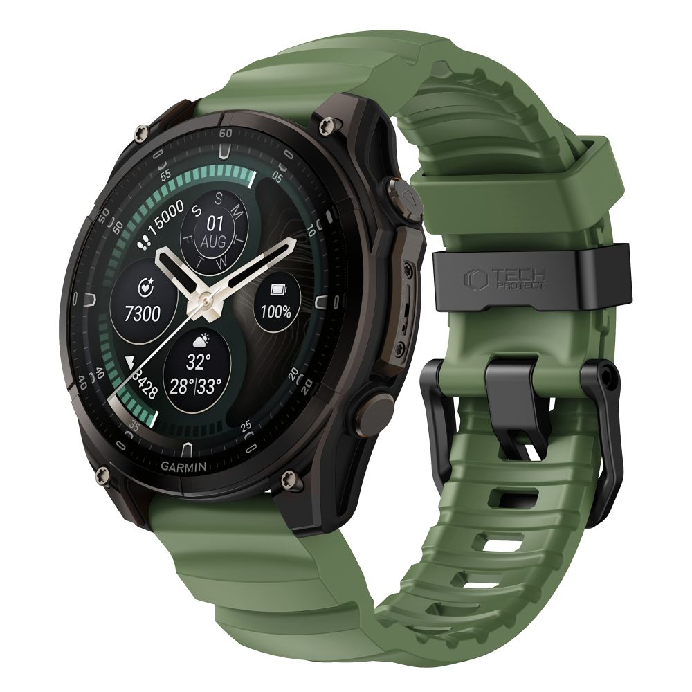 Pasek Tech-Protect Motion na Garmin Fenix 5X / 5X Plus / 6X / 6X Pro / 7X / 8 / 8 Pro / 9 / 9 Pro (51 mm) - zielony_0