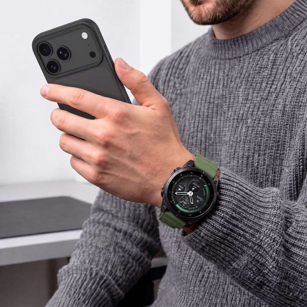 Pasek Tech-Protect Motion na Garmin Fenix 5X / 5X Plus / 6X / 6X Pro / 7X / 8 / 8 Pro / 9 / 9 Pro (51 mm) - zielony_7