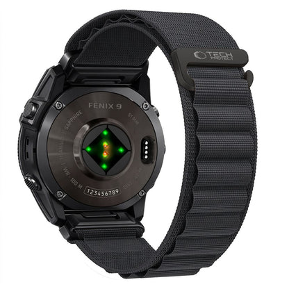 Pasek Tech-Protect Nylon Pro na Garmin Fenix 5X / 5X Plus / 6X / 6X Pro / 7X / 8 / 8 Pro / 9 / 9 Pro (47 mm) - czarny_0