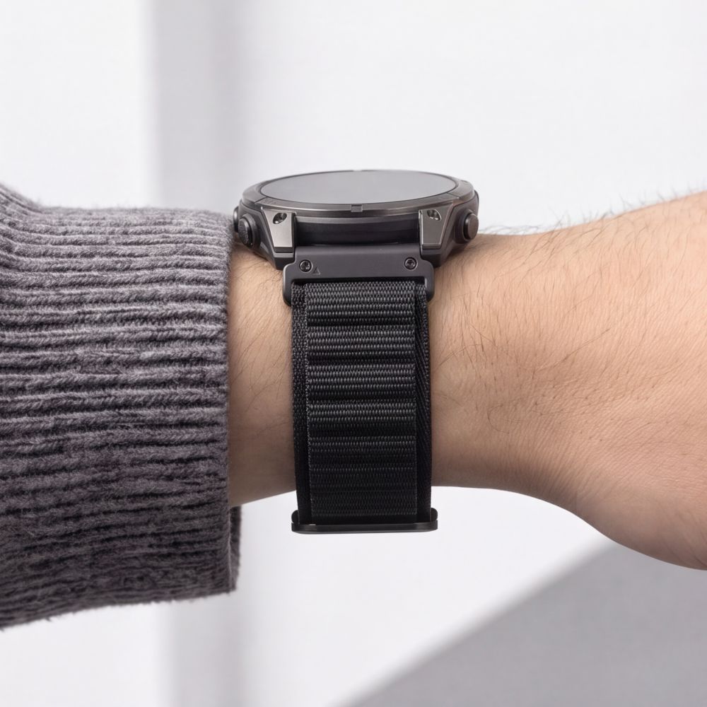 Pasek Tech-Protect Nylon Pro na Garmin Fenix 5X / 5X Plus / 6X / 6X Pro / 7X / 8 / 8 Pro / 9 / 9 Pro (47 mm) - czarny_4