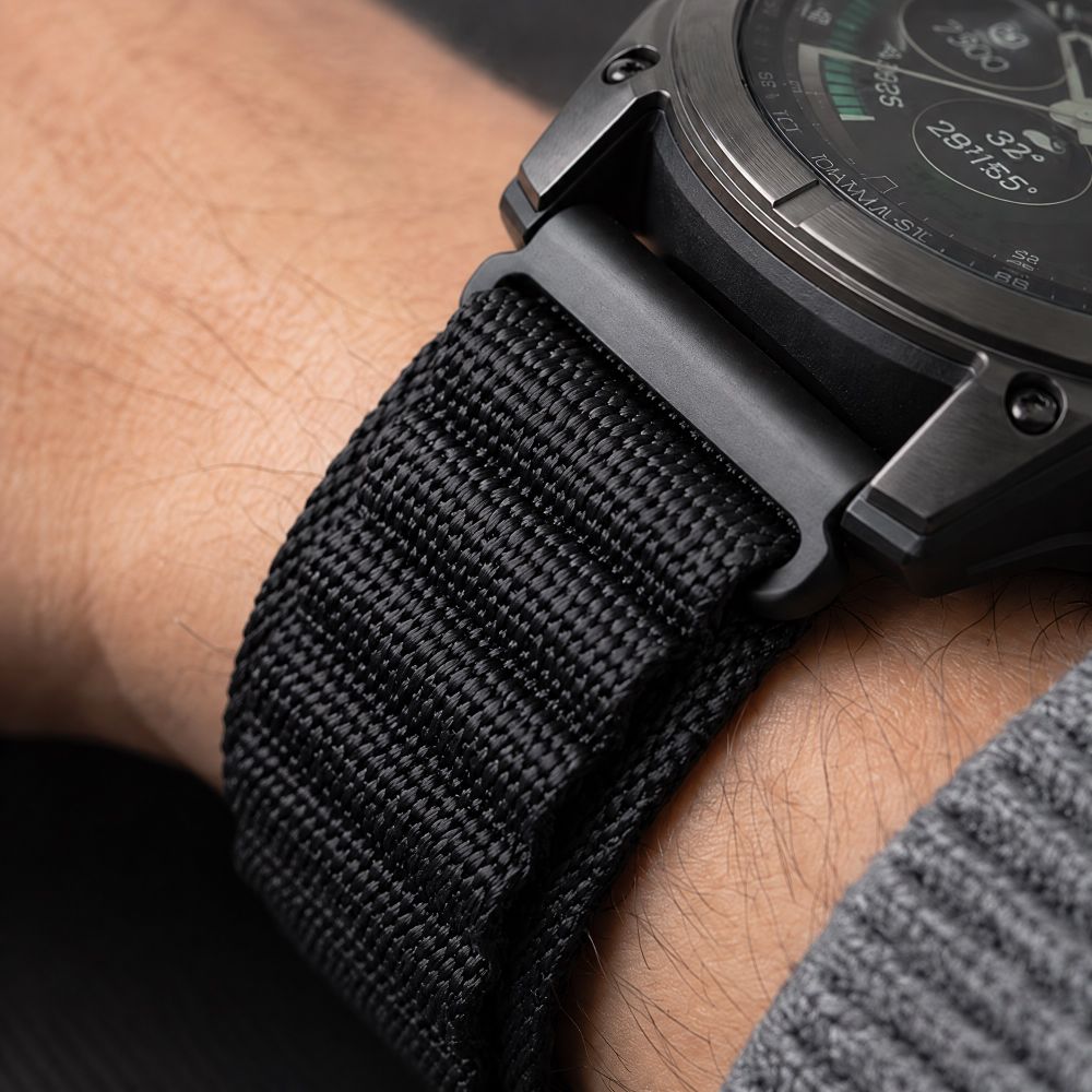 Pasek Tech-Protect Nylon Pro na Garmin Fenix 5X / 5X Plus / 6X / 6X Pro / 7X / 8 / 8 Pro / 9 / 9 Pro (47 mm) - czarny_5