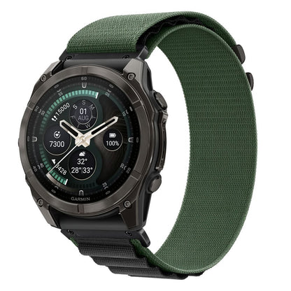 Pasek Tech-Protect Nylon Pro na Garmin Fenix 5X / 5X Plus / 6X / 6X Pro / 7X / 8 / 8 Pro / 9 / 9 Pro (51 mm) - czarno-zielony_1