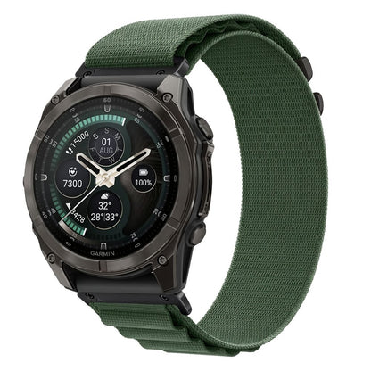 Pasek Tech-Protect Nylon Pro na Garmin Fenix 5X / 5X Plus / 6X / 6X Pro / 7X / 8 / 8 Pro / 9 / 9 Pro (51 mm) - zielony_1