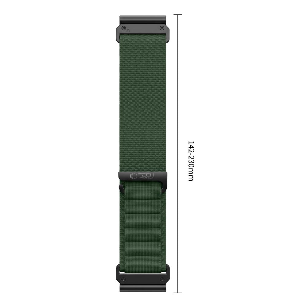 Pasek Tech-Protect Nylon Pro na Garmin Fenix 5X / 5X Plus / 6X / 6X Pro / 7X / 8 / 8 Pro / 9 / 9 Pro (51 mm) - zielony_2