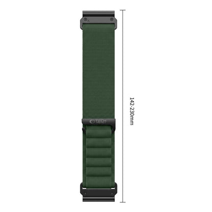Pasek Tech-Protect Nylon Pro na Garmin Fenix 5X / 5X Plus / 6X / 6X Pro / 7X / 8 / 8 Pro / 9 / 9 Pro (51 mm) - zielony_2