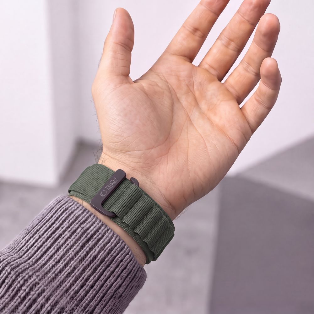Pasek Tech-Protect Nylon Pro na Garmin Fenix 5X / 5X Plus / 6X / 6X Pro / 7X / 8 / 8 Pro / 9 / 9 Pro (51 mm) - zielony_4
