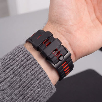 Pasek Tech-Protect Iconband Pro na Garmin Fenix 5X / 5X Plus / 6X / 6X Pro / 7X / 8 / 8 Pro / 9 / 9 Pro (51 mm) - czarno-czerwony_5