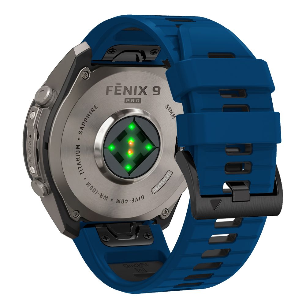 Pasek Tech-Protect Iconband Pro na Garmin Fenix 5X / 5X Plus / 6X / 6X Pro / 7X / 8 / 8 Pro / 9 / 9 Pro (51 mm) - granatowo-czarny_1