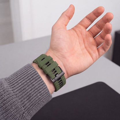 Pasek Tech-Protect Iconband Pro na Garmin Fenix 5X / 5X Plus / 6X / 6X Pro / 7X / 8 / 8 Pro / 9 / 9 Pro (51 mm) - zielono-czarny_5
