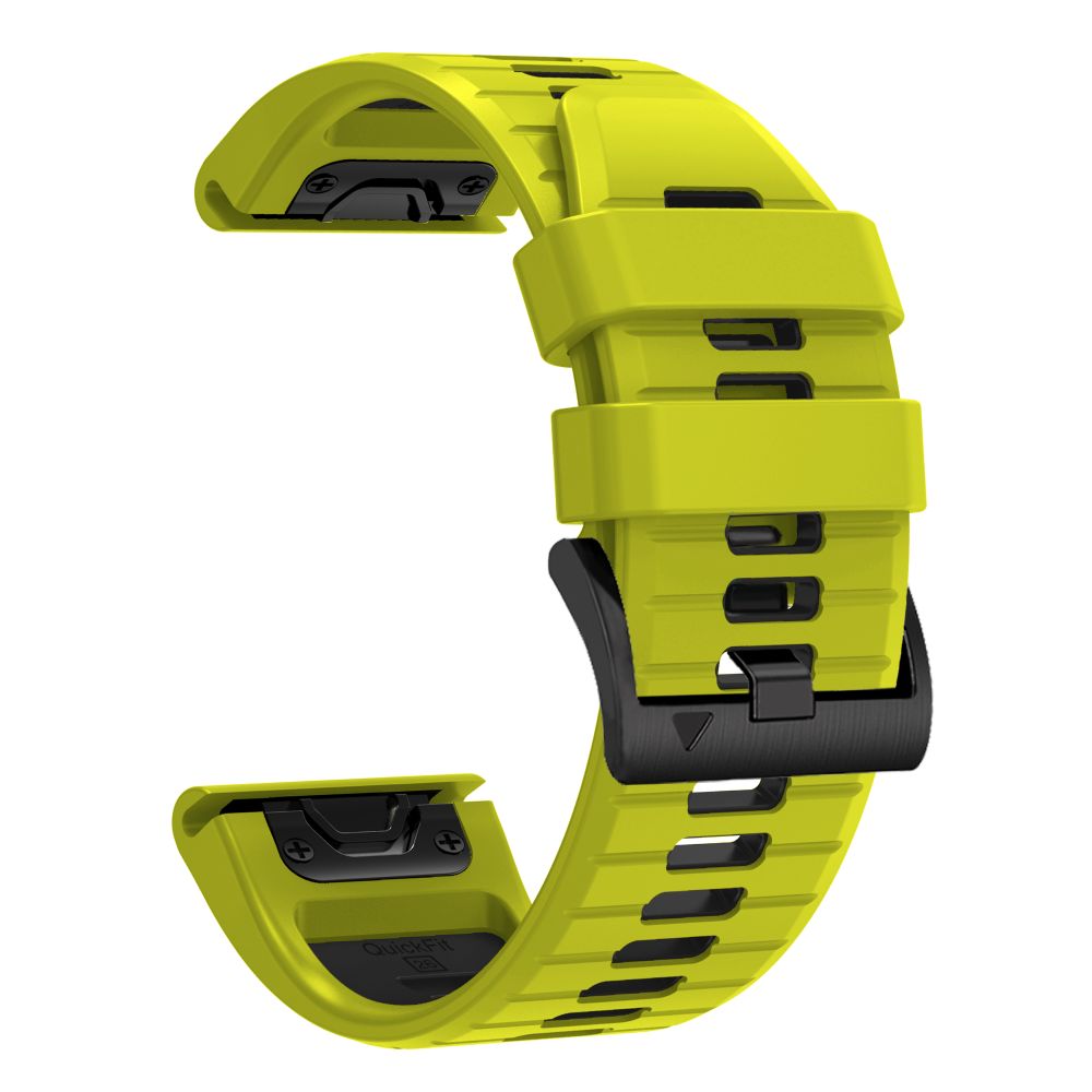 Pasek Tech-Protect Iconband Pro na Garmin Fenix 5X / 5X Plus / 6X / 6X Pro / 7X / 8 / 8 Pro / 9 / 9 Pro (51 mm) - limonkowo-czarny_2