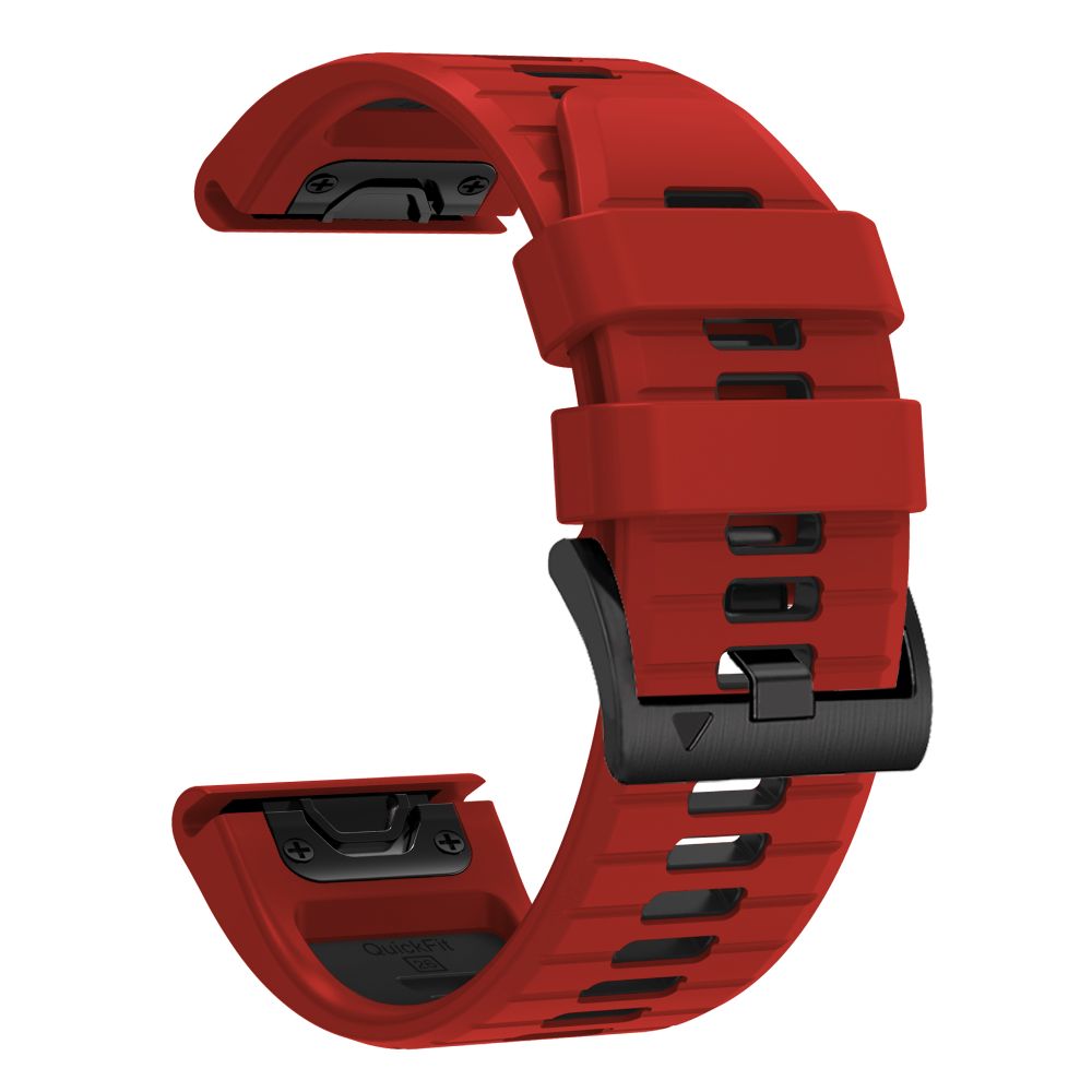 Pasek Tech-Protect Iconband Pro na Garmin Fenix 5X / 5X Plus / 6X / 6X Pro / 7X / 8 / 8 Pro / 9 / 9 Pro (51 mm) - czerwono-czarny_2