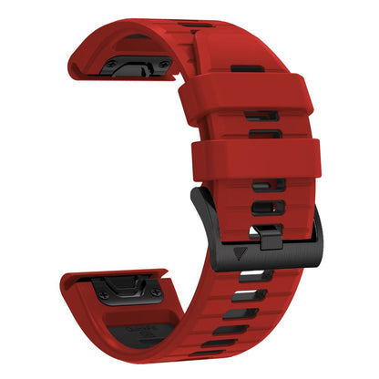 Pasek Tech-Protect Iconband Pro na Garmin Fenix 5X / 5X Plus / 6X / 6X Pro / 7X / 8 / 8 Pro / 9 / 9 Pro (51 mm) - czerwono-czarny_2
