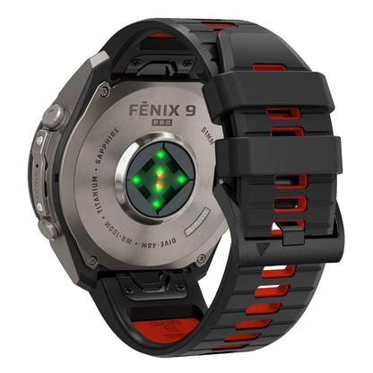 Pasek Tech-Protect Iconband Pro na Garmin Fenix 5X / 5X Plus / 6X / 6X Pro / 7X / 8 / 8 Pro / 9 / 9 Pro (47 mm) - czarno-czerwony_1