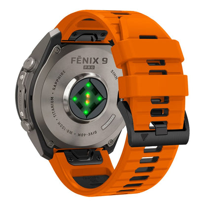 Pasek Tech-Protect Iconband Pro na Garmin Fenix 5X / 5X Plus / 6X / 6X Pro / 7X / 8 / 8 Pro / 9 / 9 Pro (47 mm) - pomarańczowo-czarny_1