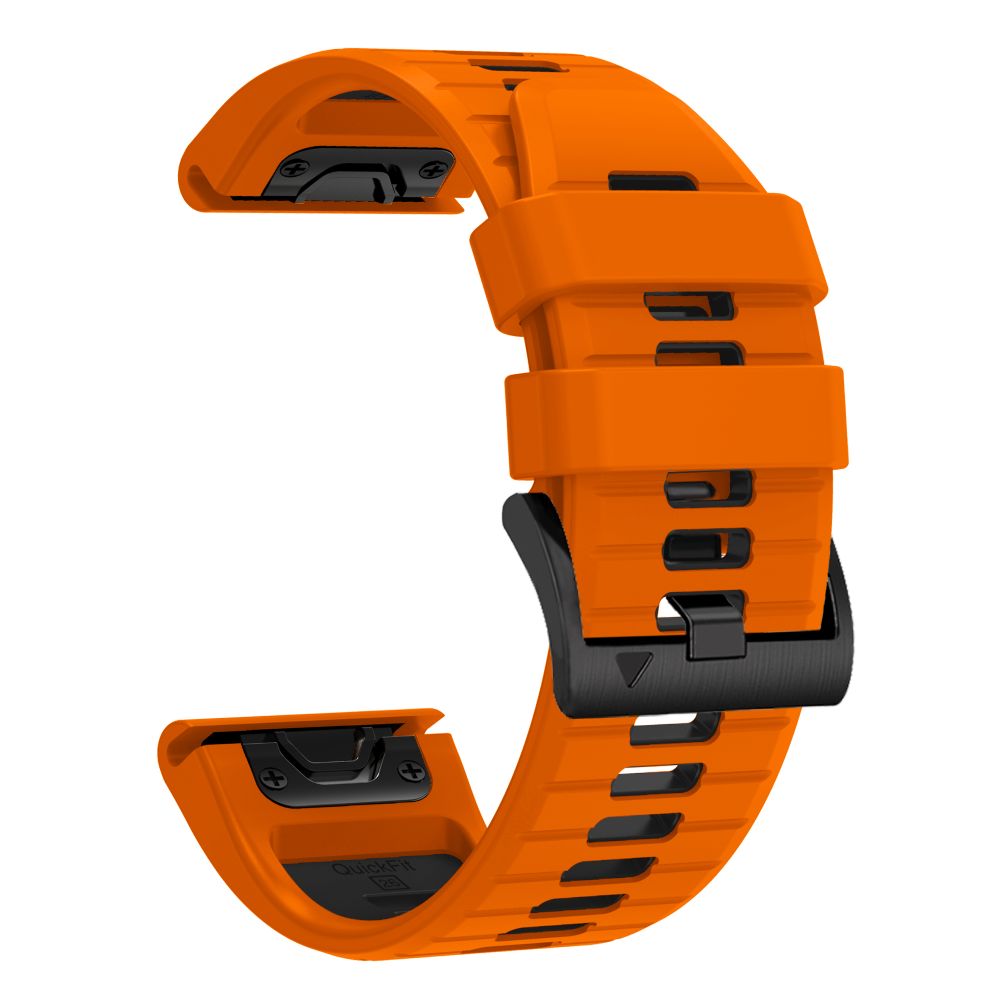Pasek Tech-Protect Iconband Pro na Garmin Fenix 5X / 5X Plus / 6X / 6X Pro / 7X / 8 / 8 Pro / 9 / 9 Pro (47 mm) - pomarańczowo-czarny_2