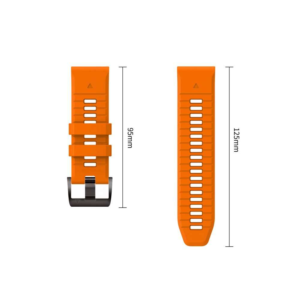 Pasek Tech-Protect Iconband Pro na Garmin Fenix 5X / 5X Plus / 6X / 6X Pro / 7X / 8 / 8 Pro / 9 / 9 Pro (47 mm) - pomarańczowo-czarny_3