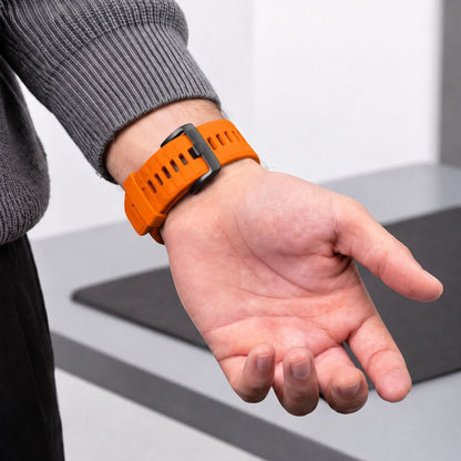 Pasek Tech-Protect Iconband Pro na Garmin Fenix 5X / 5X Plus / 6X / 6X Pro / 7X / 8 / 8 Pro / 9 / 9 Pro (47 mm) - pomarańczowo-czarny_5
