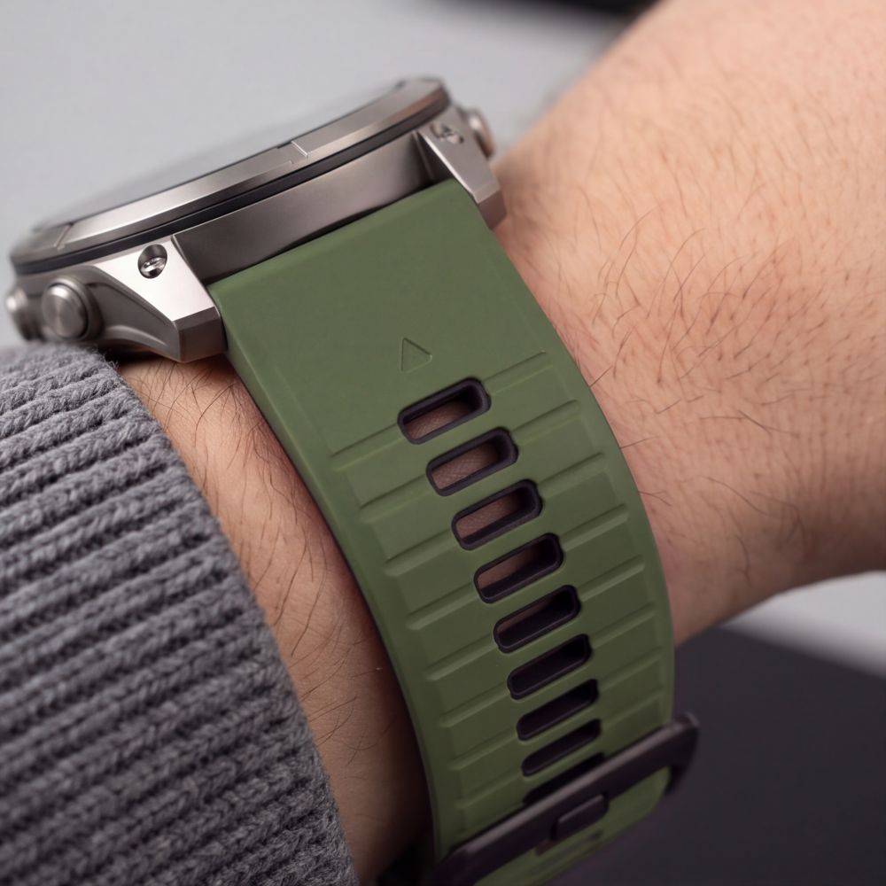 Pasek Tech-Protect Iconband Pro na Garmin Fenix 5X / 5X Plus / 6X / 6X Pro / 7X / 8 / 8 Pro / 9 / 9 Pro (47 mm) - zielono-czarny_7